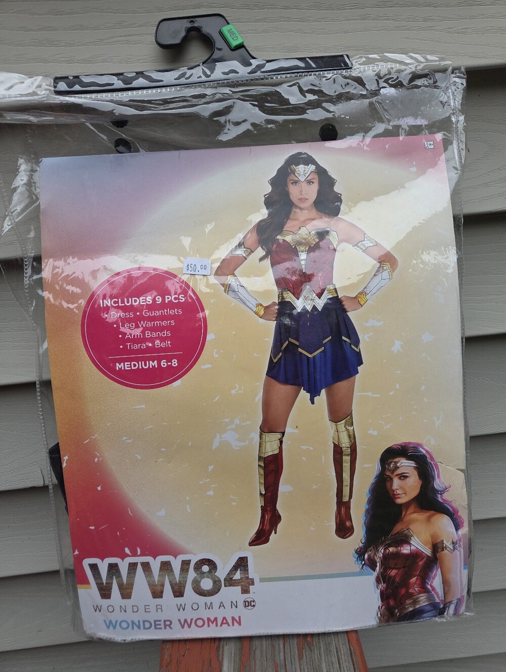 size M 6 8 Women's DC Comics WW84 Wonder Woman  Costume Set 9 pcs